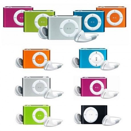 MP3 Player Clip + Auriculares + Cable USB en caja