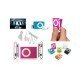 MP3 Player Clip + Auriculares + Cable USB en caja