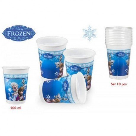 Pack 10 Vasos Frozen