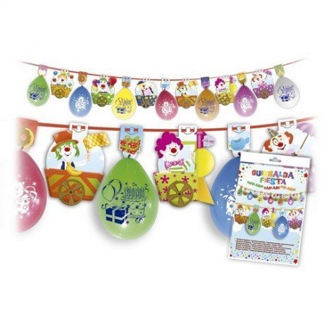 Guirnalda Globos Payasos