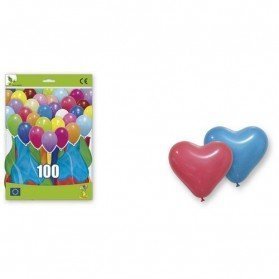 100 Globos Corazón