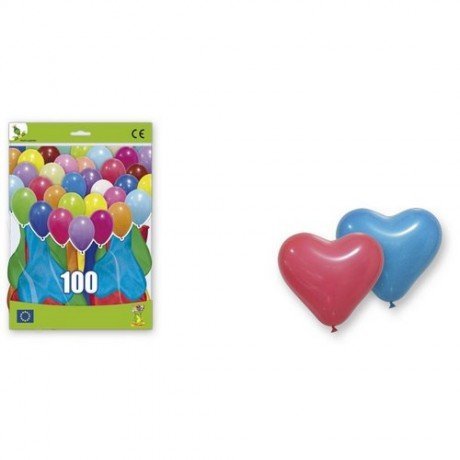 100 Globos Corazón